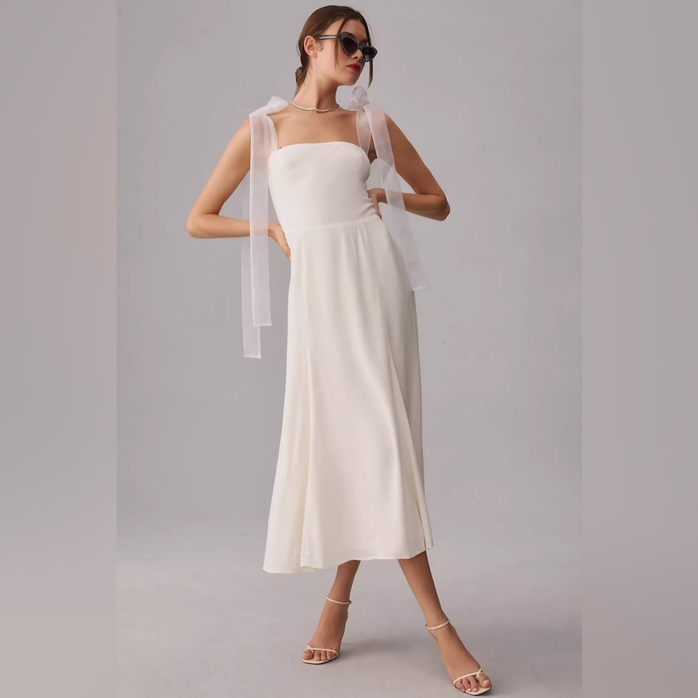NWT Reformation Kairo Dress - ivory, size 6
